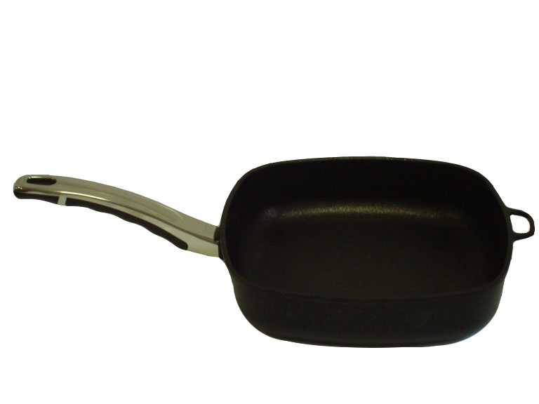 Titanová pánev hranatá 20x20x6,5 cm BAF Gigant  INDUKCE